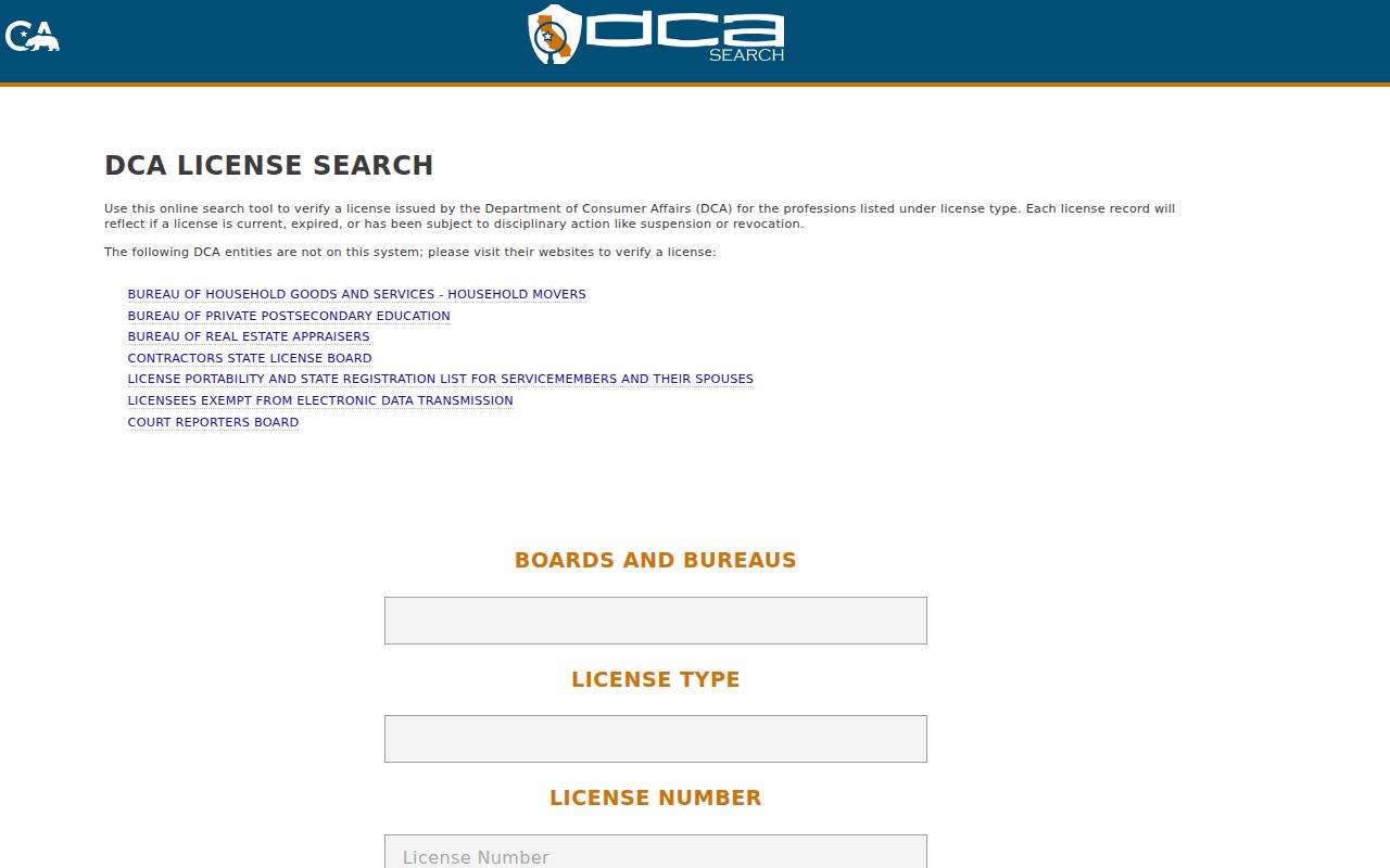 Alameda County residents directory California license search